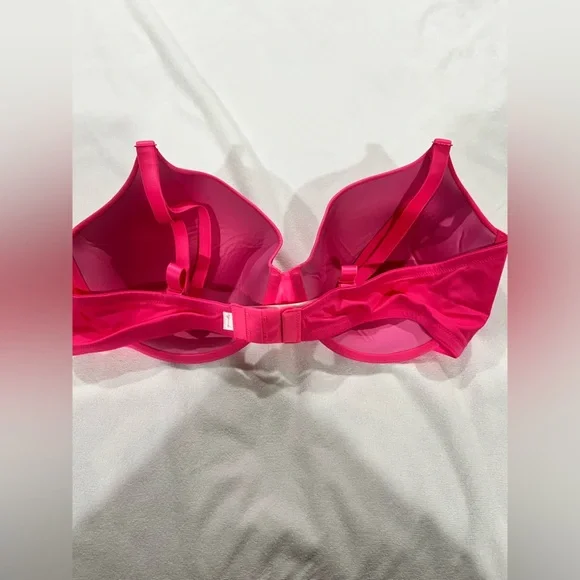 PINK VS Victoria Secret bra pink t-shirt wear everywhere lightly lined 40D - Picture 2 of 6